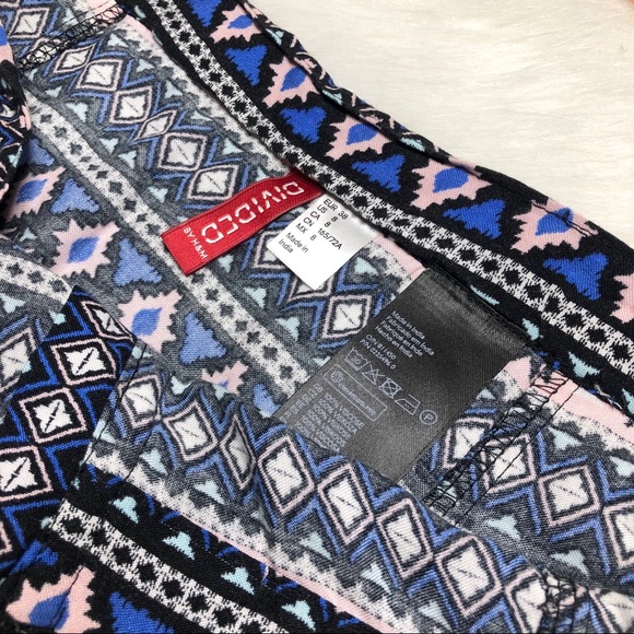 Front Slit Aztec Pattern Maxi Skirt - Picture 4 of 9